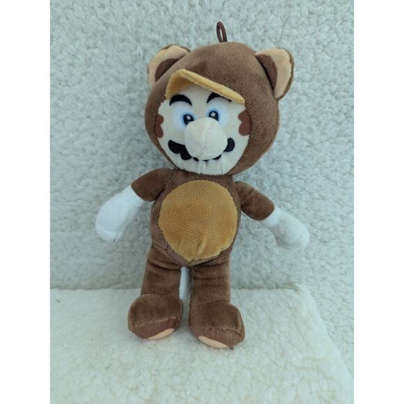 8.5” 2019 World of Nintendo Tanooki Super Mario Stuffed Animal Plush - Picture 1 of 9
